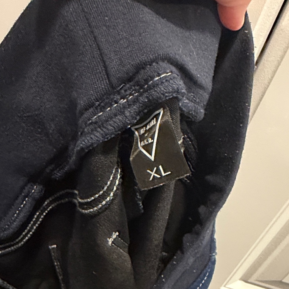 Dark Blue Denim Skirt - Picture 2 of 2